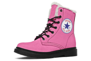 All Stars Pink - Fur-lined Boots