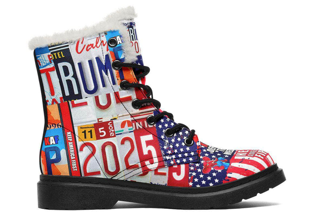 πΊπΈ TRUMP 2024 - Fur-lined Boots