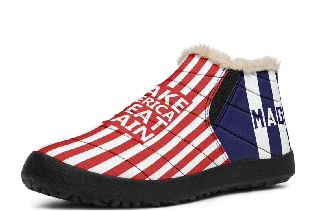 🇺🇸 TRUMP 2024 MAGA Blue Red - Winter Sneakers
