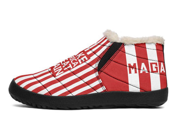 🇺🇸 TRUMP 2024 MAGA Red - Winter Sneakers