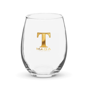🍷 MAGA Gold Wine Glass Set (4)