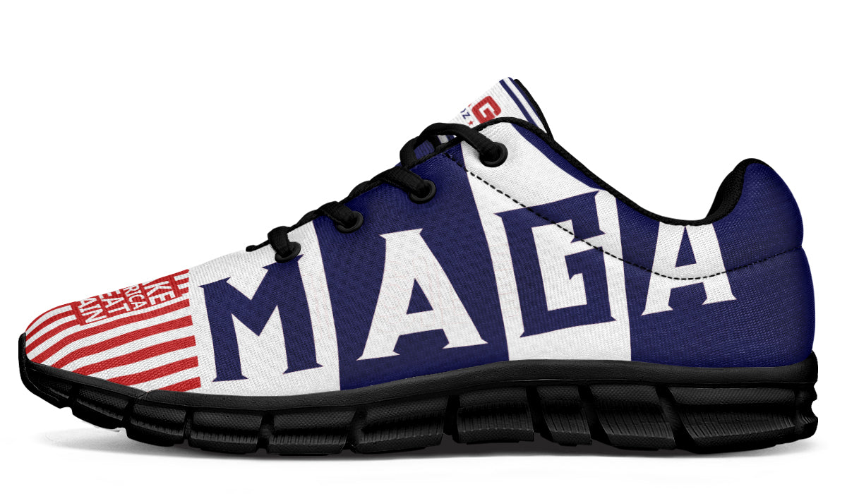 🇺🇸 TRUMP 2025 MAGA Blue Red - Active Sneakers