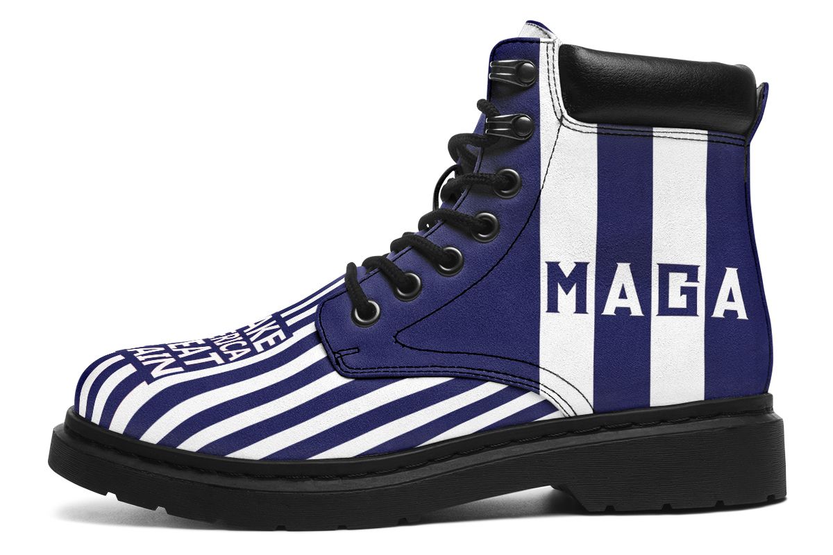 🇺🇸 TRUMP 2024 MAGA Blue Classic - Boots