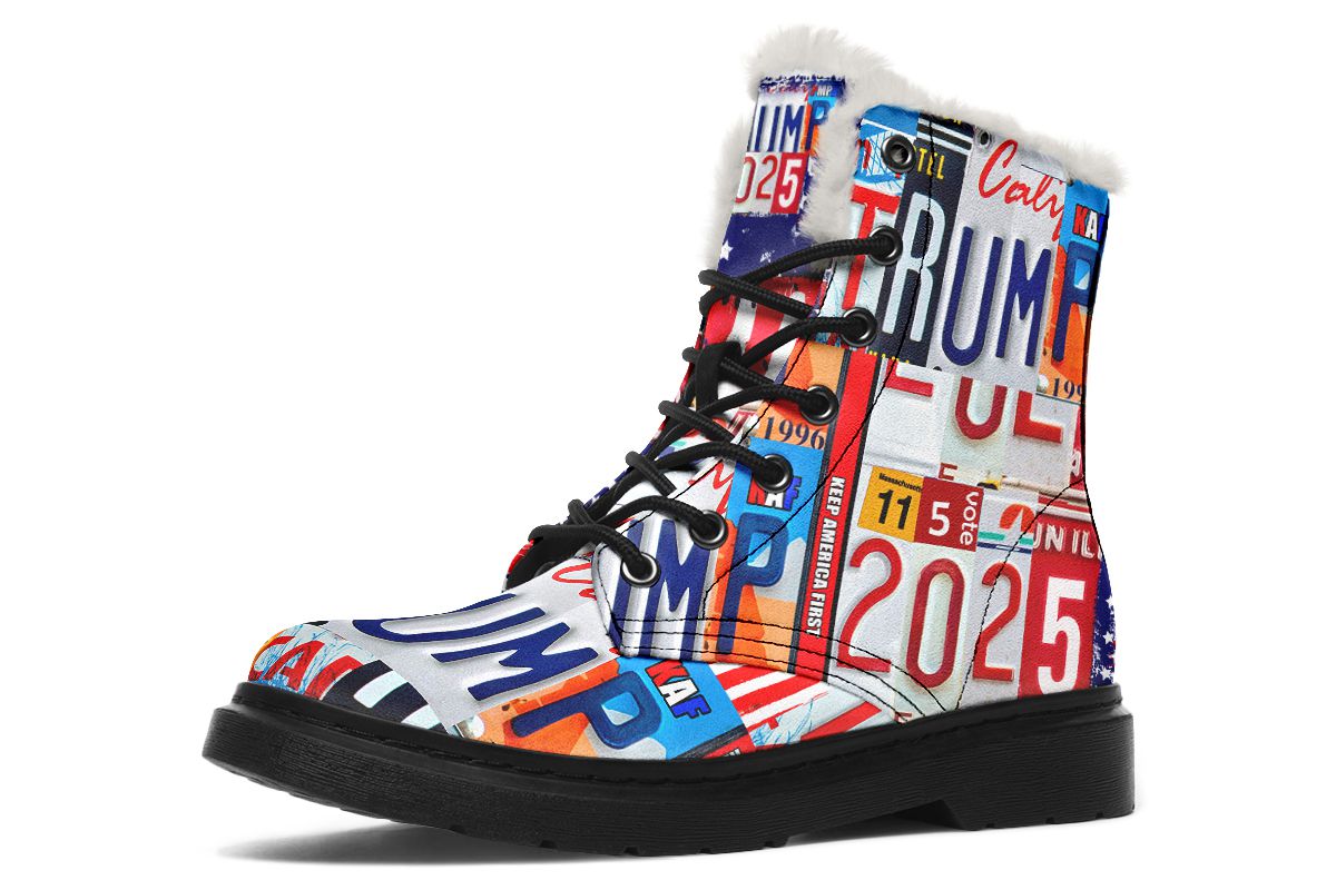 TRUMP 2024 - Fur-lined Boots