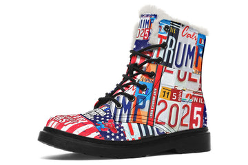 🇺🇸 TRUMP 2024 - Fur-lined Boots