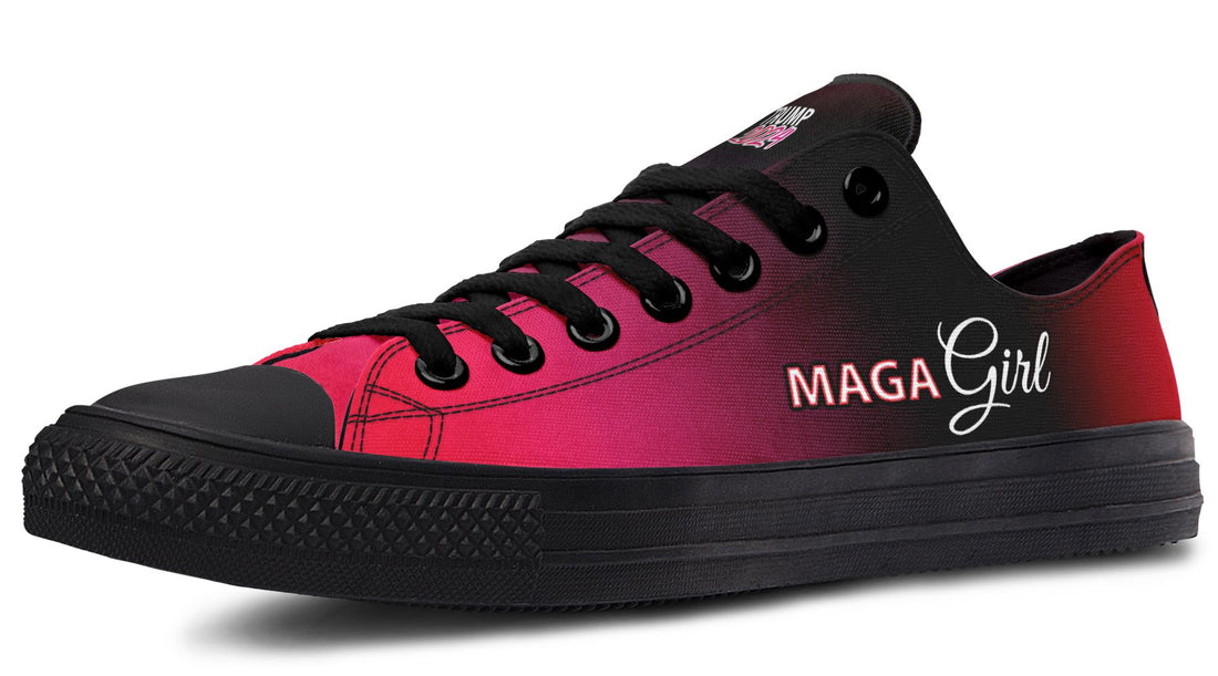 💞 TRUMP MAGA Girl - Low Tops