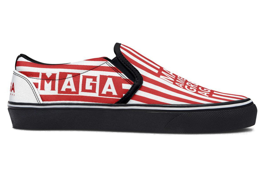 🇺🇸 TRUMP 2024 MAGA Red - Slipons