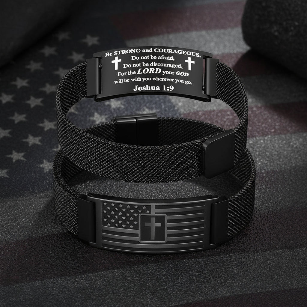 Faith & Freedom Cross Bracelet
