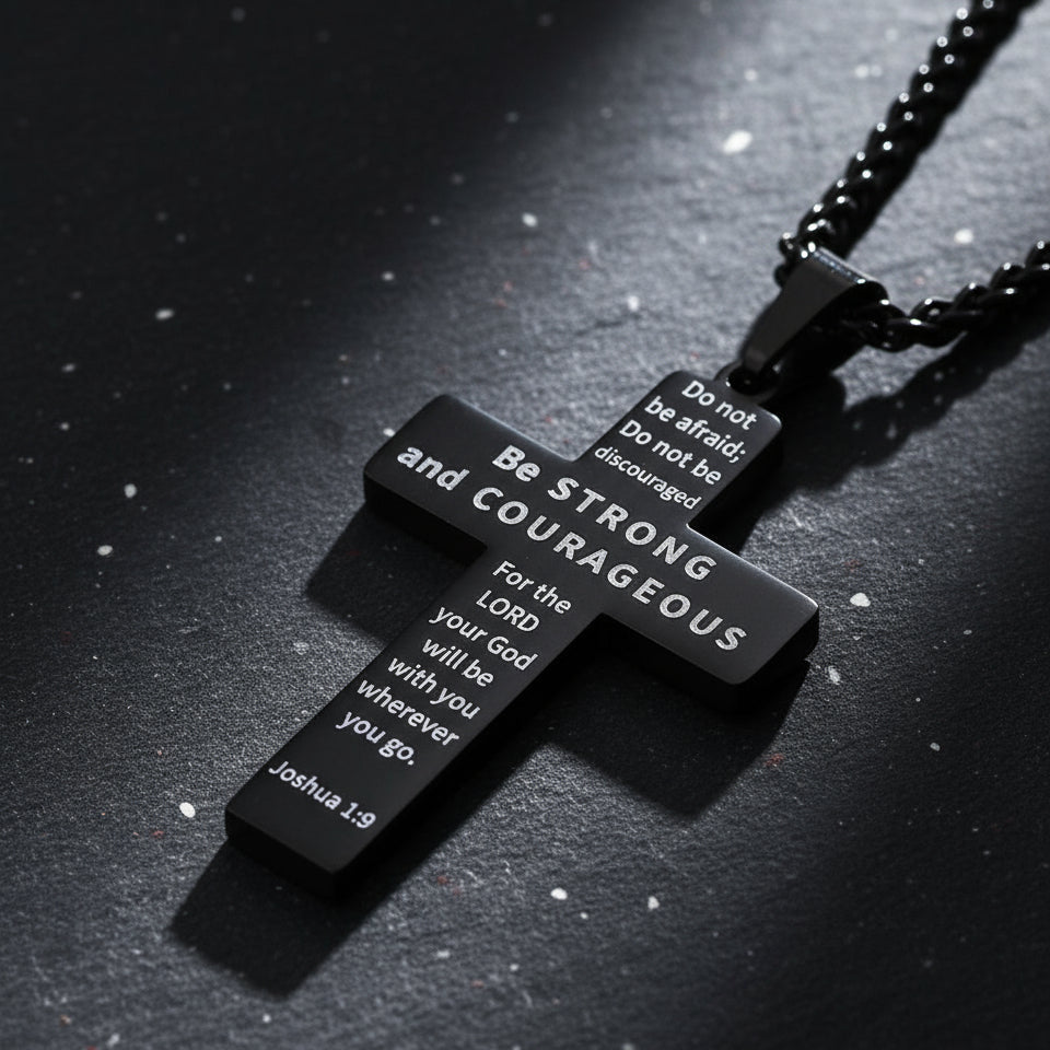 Patriotic Faith Cross Necklace