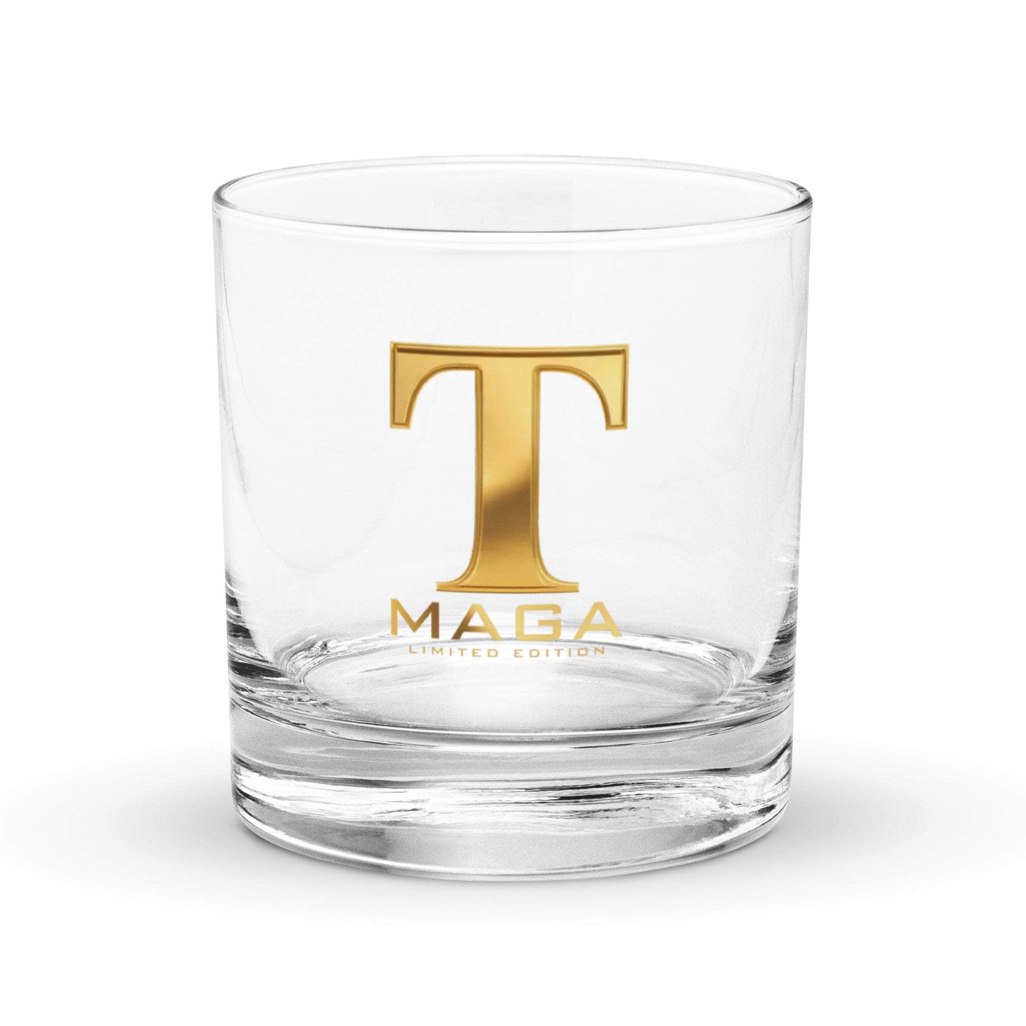 🥃 MAGA Gold Rock Glass Set (4)