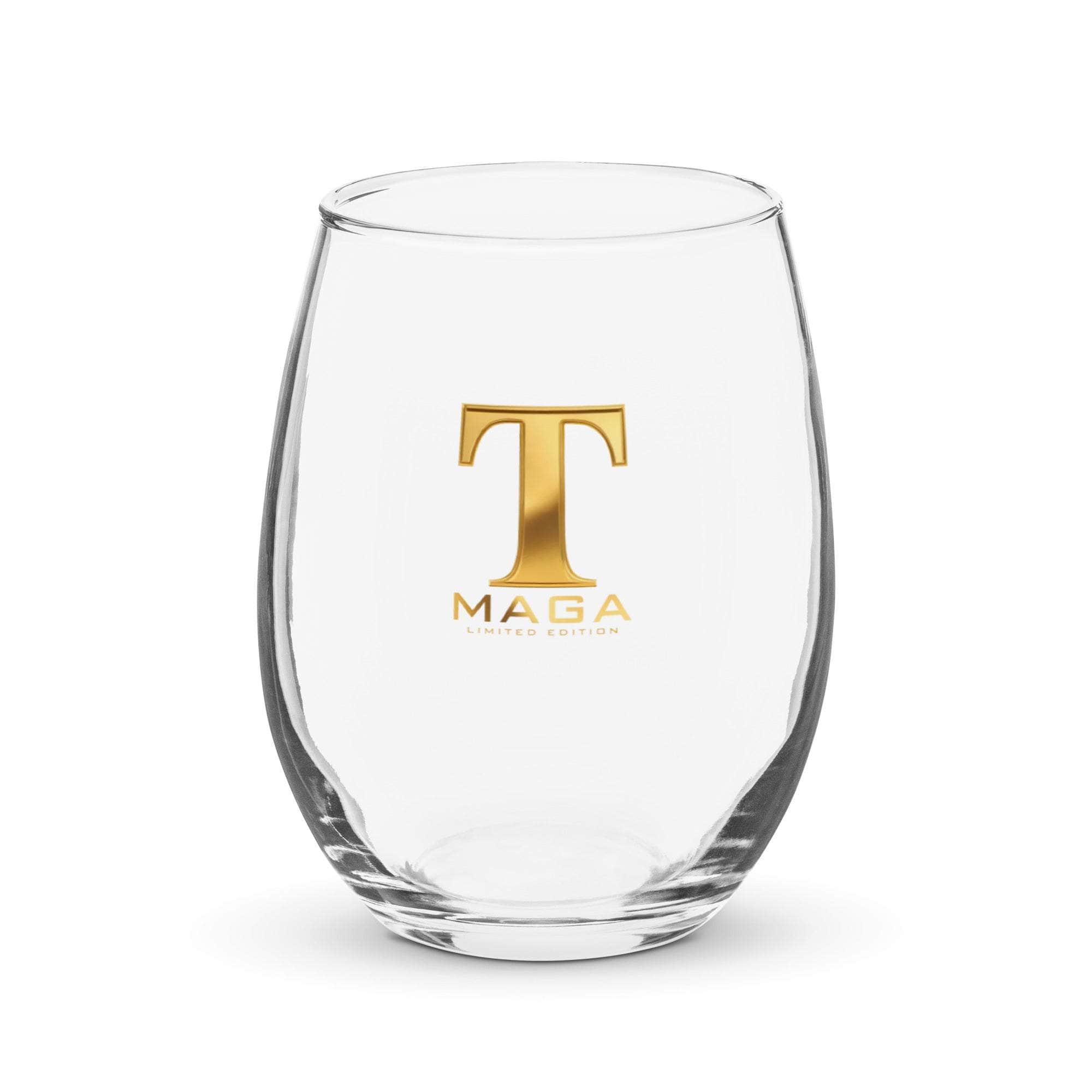 🍷 MAGA Gold Wine Glass Set (4)