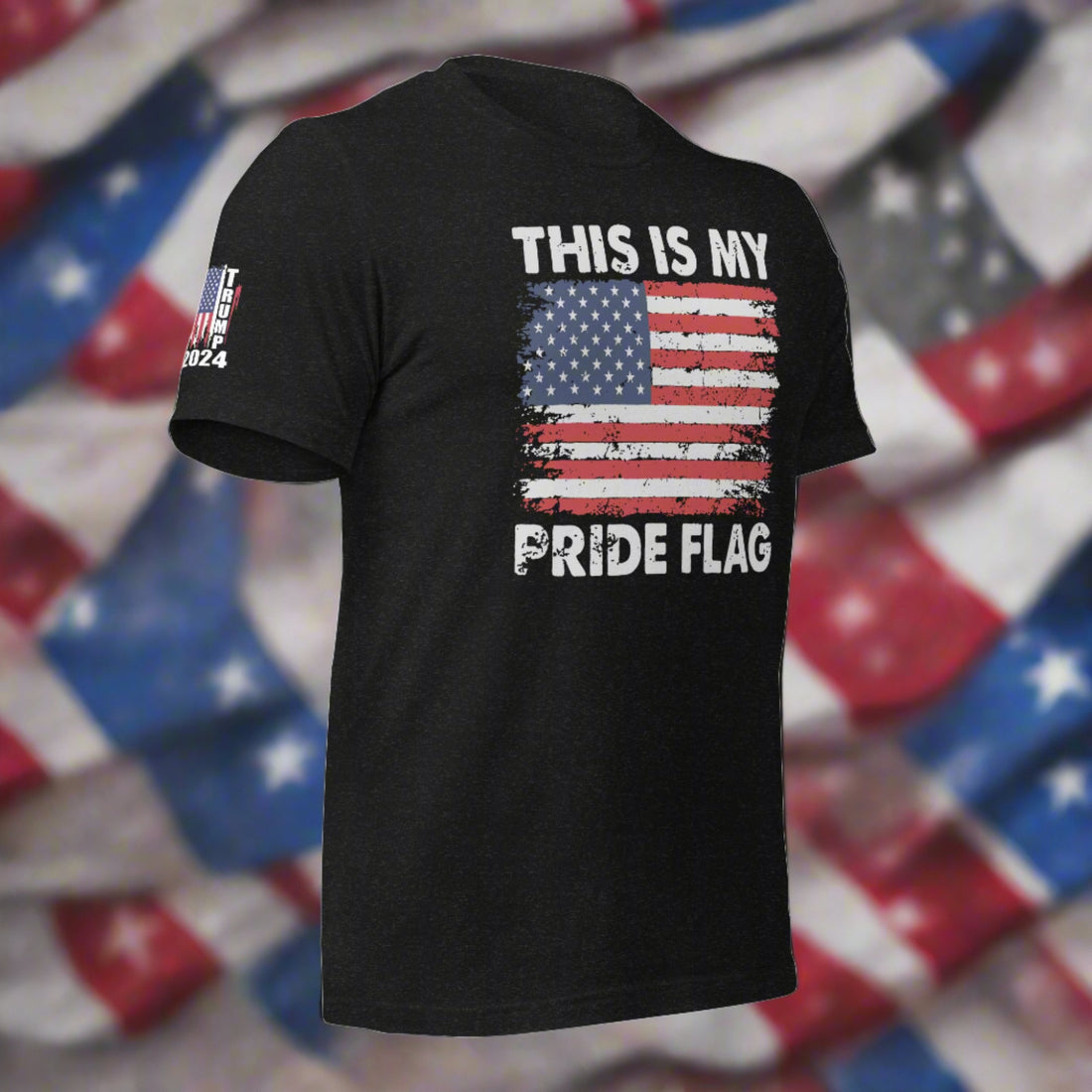 🇺🇸 TRUMP 2024 Pride Flag Tee