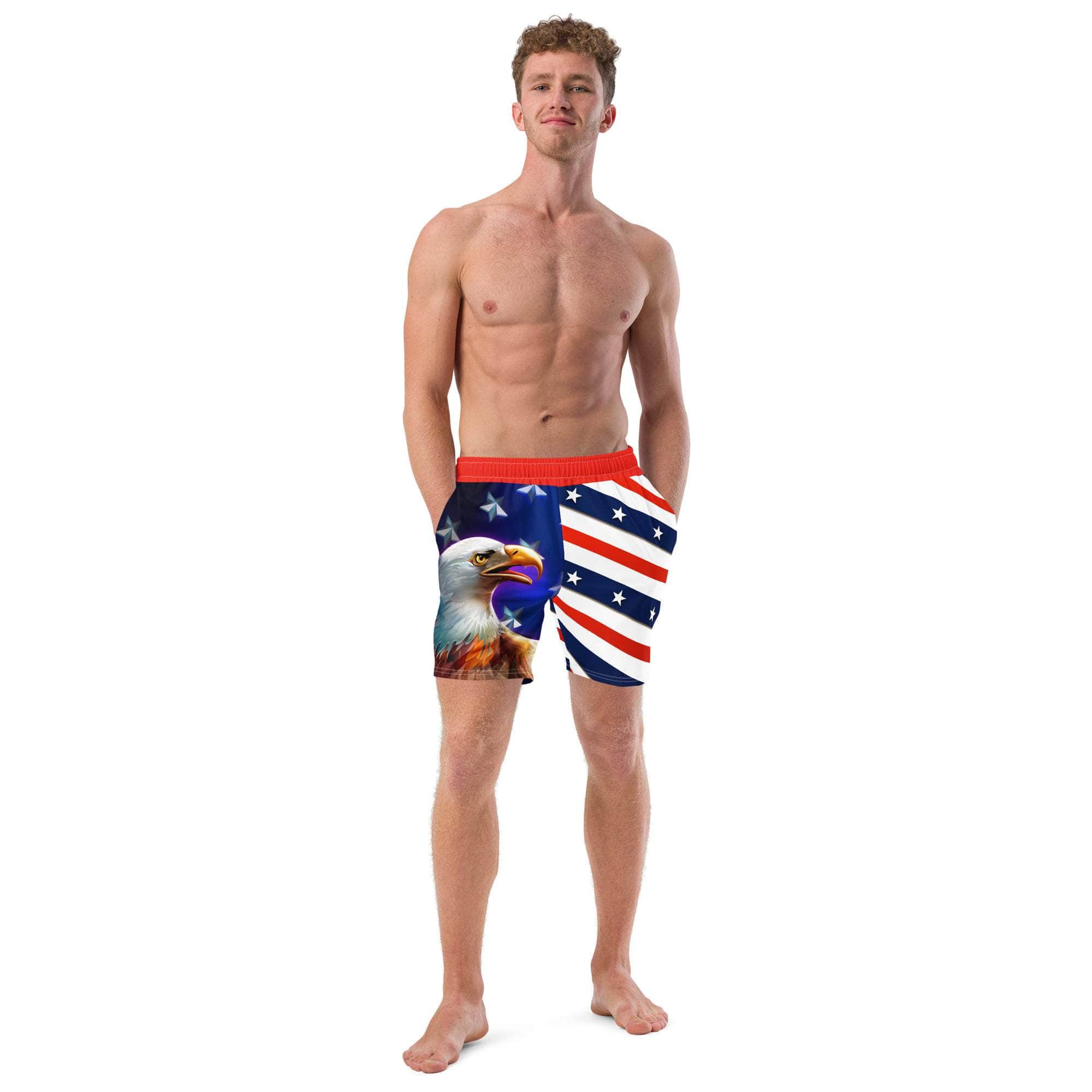 Patriotic Eagle Trunks